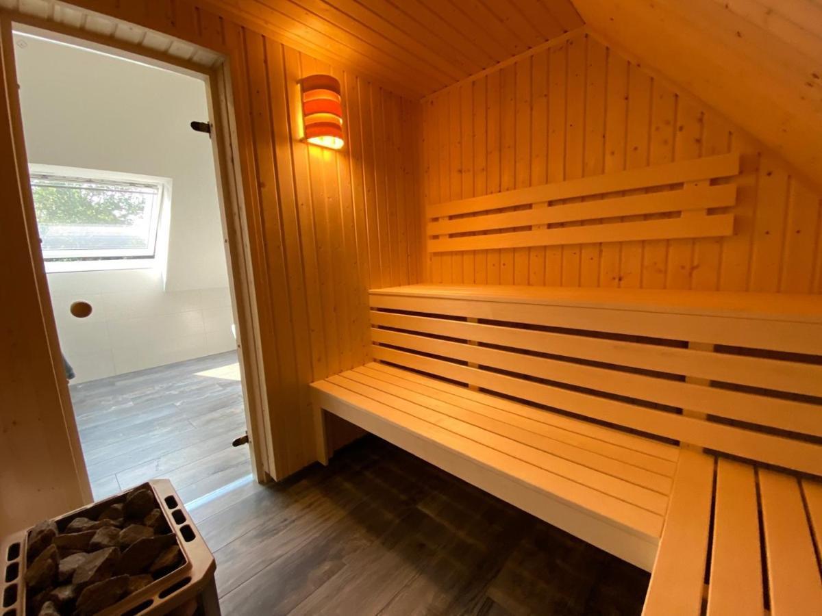 Ferienhaus Seestern Am Harkebruegger See Mit Sauna Und Kamin Barssel  Zewnętrze zdjęcie